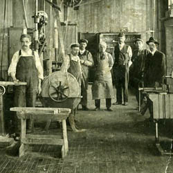 Carpentry Workshop in the <br/>Original Engineering building, [1920?]