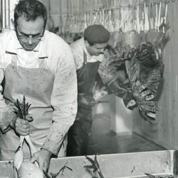 Preparing Poultry Carcasses, 1958