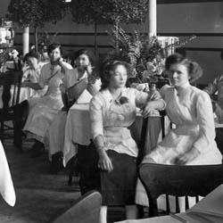 Waitresses in Dining Room of <br />King Edward Hotel, [ca. 1912]