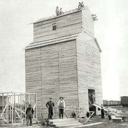 New Elevator Under Construction, Estevan, [ca. 1910s]