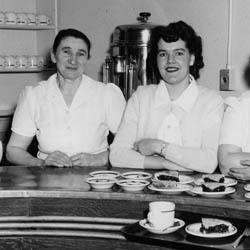 Staff of the Dome Cafe, January 1951