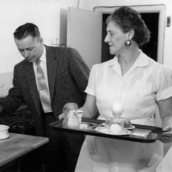 Sanitation Inspector at Marie's Lunch, 1957