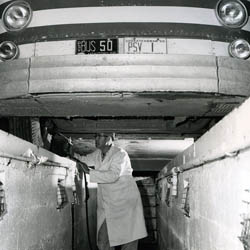 Repairing STC Bus, September 1958