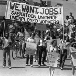 Unemployed Workers March, 30 May 1983