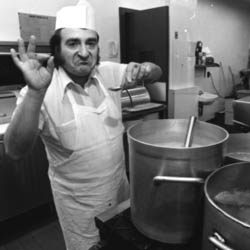 Cook Tasting Food, 23 February 1976