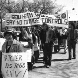May Day Demonstration in Saskatoon, 3 May 1976