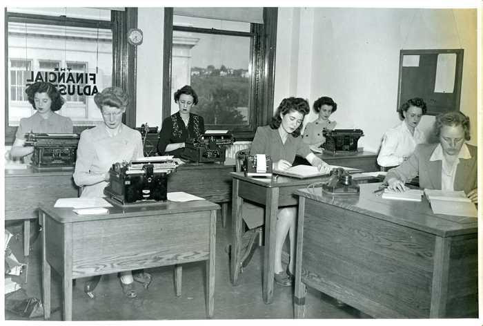 Office Workers at Desks