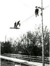 thumbnail for Line Crew Inspecting Telephone Lines