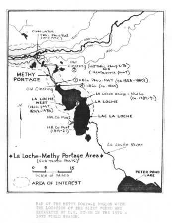 Map of Methy Portage Region