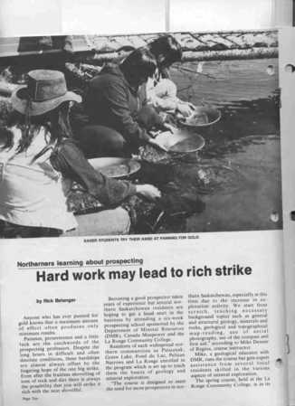 Hard work may lead to rich strike