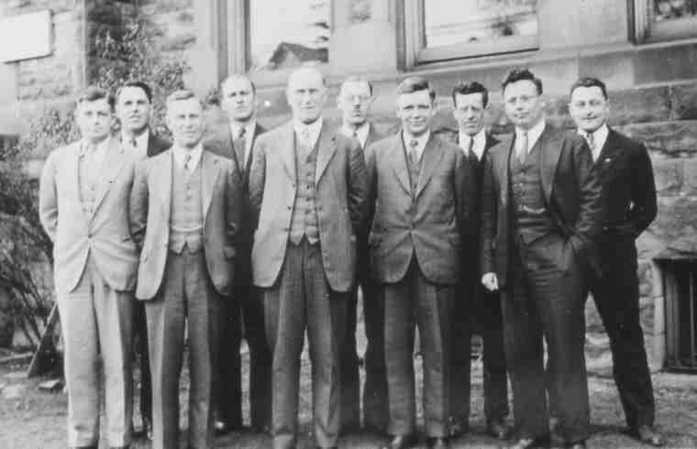 Polar Year Director with technical advisors and staff, 1932.