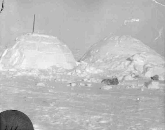 Inuit Igloos near Fort Sik Sik.