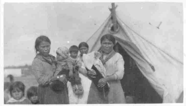 Indians at  Fort Simpson, NWT