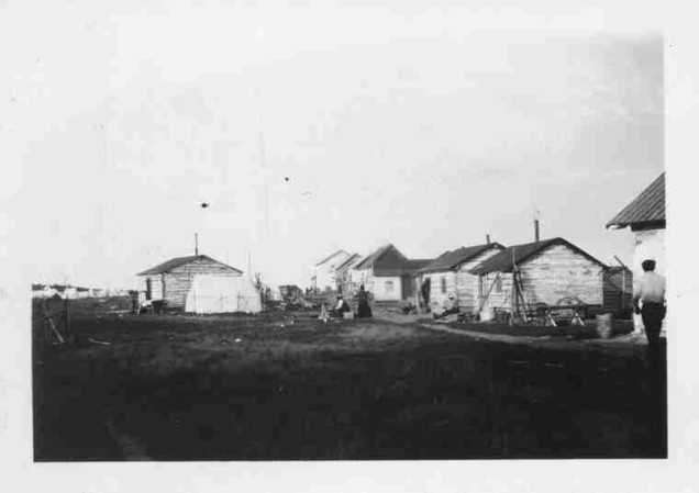 Old Hudson&#039;s Bay Co. houses, Fort Good Hope, NWT.