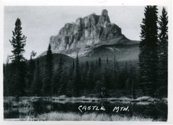 Selected Real Photographs Canadian Pacific Rockies – Castle Mtn 