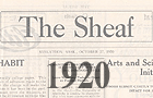 1920: The Sheaf begins weekly publication