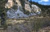 Outcrop of Silurian Lower Ronning dolomite and chert - Maunoir Ridge, W.O. Kupsch fonds