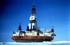 Drilling ship on [Hudson Bay]., Hans Dommasch fonds