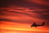 Search plane at sunset., Hans Dommasch fonds