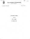 Preliminary Summary of the 1971 La Ronge Interview Study. - University of Manitoba Center for Settlement Studies., R.M.  Bone  fonds