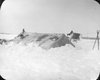 Tent nearly buried in snow., Department of Physics fonds
