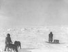 Unidentified Inuit with sled., Department of Physics fonds