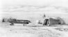 Snow Huts and Sled, Eskimo Settlement, Institute for Northern Studies fonds