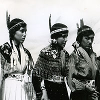 Costumed Aboriginal Women at Pion-Era