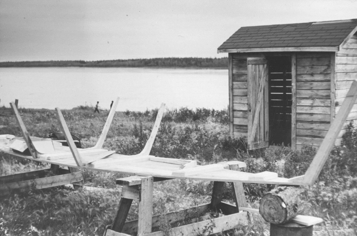 Canoe - Building Of, Institute for Northern Studies fonds