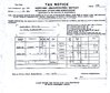 Tax Notice for North-Sask Electric, La Ronge, 1974., R.M.  Bone  fonds