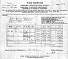 Pelican Narrows Tax Notice for the Department of Indian Affairs, Municipal Grants Division, Ottawa, ON, R.M.  Bone  fonds