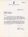 Correspondence from E. Alan Ballantyne, Director of Industry and Development, Yellowknife N.W.T., to Robert Bone., R.M.  Bone  fonds