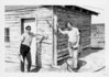Simon Robillard's shed.  K. Lozinski & A. Seaborne.  Waterhose. 7/71, R.M.  Bone  fonds