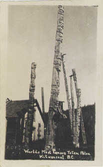 World's Most Famous Totem Poles / Kitwancool. B.C.