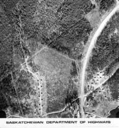 Aerial photo of Air Ronge, SK
