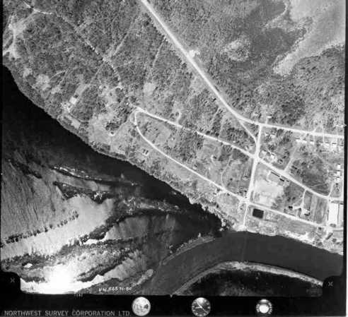 Aerial photo of Beauval, SK.