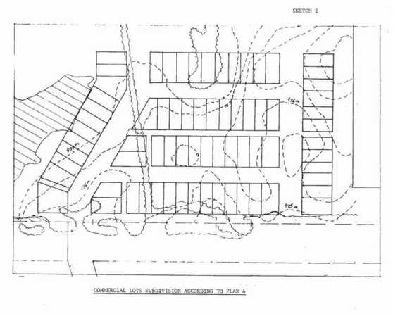 Commercial lots subdivision according to Plan 4. - [Beauval, SK]. - Sketch.