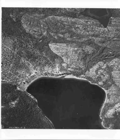 Aerial photo of Camsell Portage - 1971