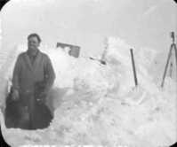 B.W. Currie at Ft. Sik Sik, Winter.
