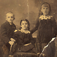 Mann Children in 1885